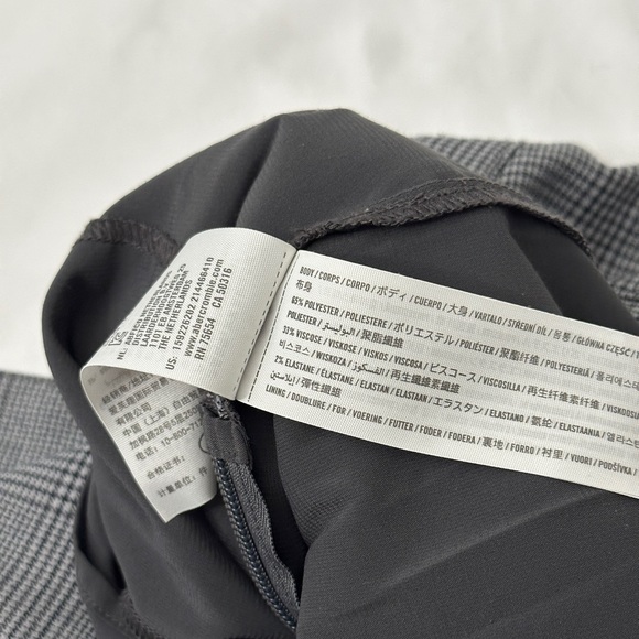 Abercrombie & Fitch Plaid Houndstooth Pinafore Dress - Grey/Black - MP - Picture 13 of 13